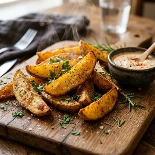 Crispy Potato Wedges 6 Crispy Potato Wedges