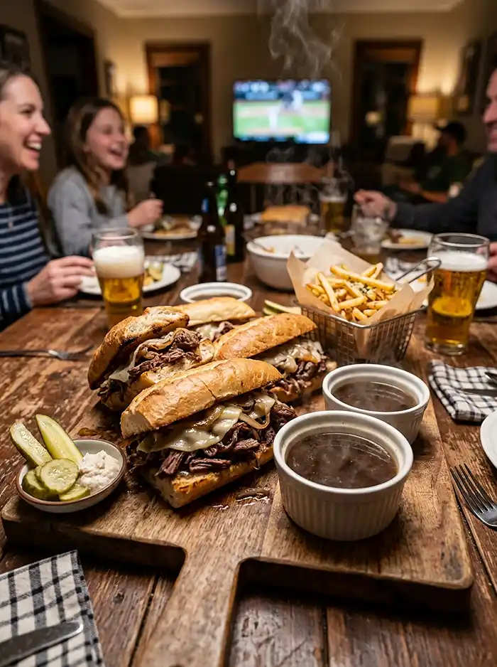 Crockpot French Dip Sandwiches Recipe