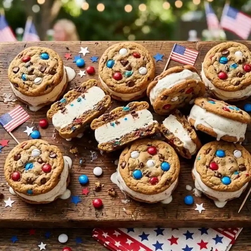 DIY Ice Cream Sandwiches for Fourth of July 6 Diy ice cream sandwiches for Fourth of July