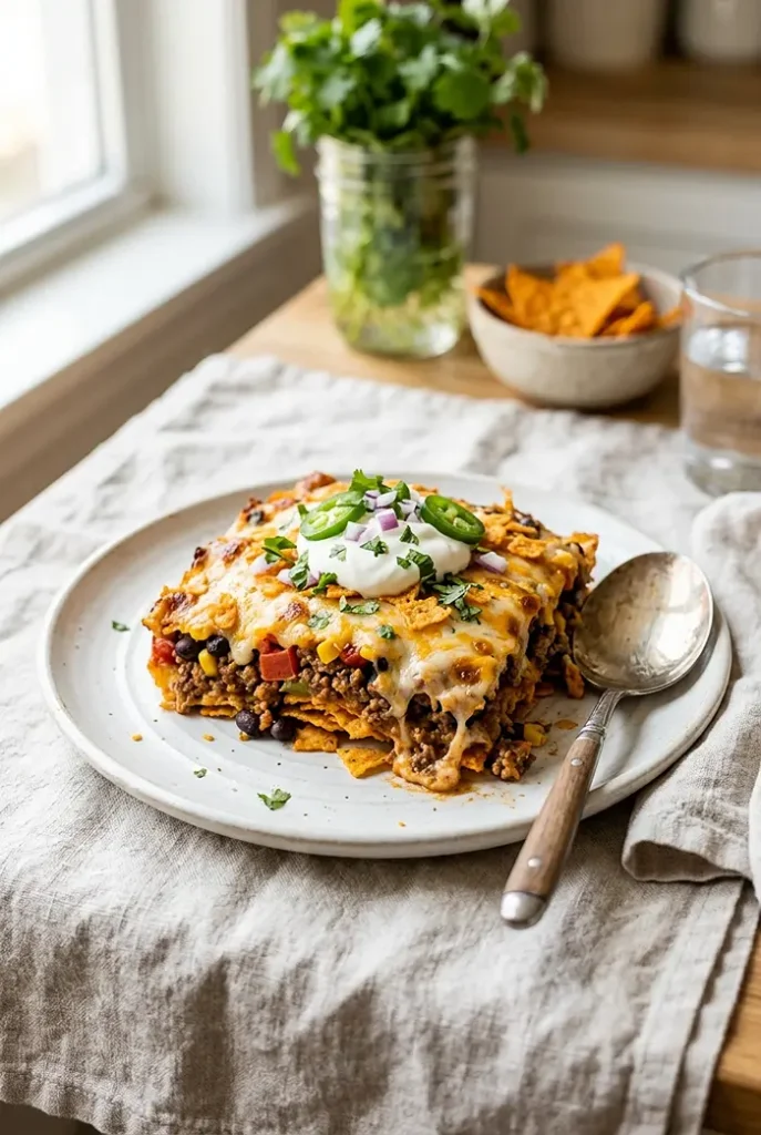 5-Ingredient Cheesy Dorito Taco Casserole 4 Dorito Taco Casserole