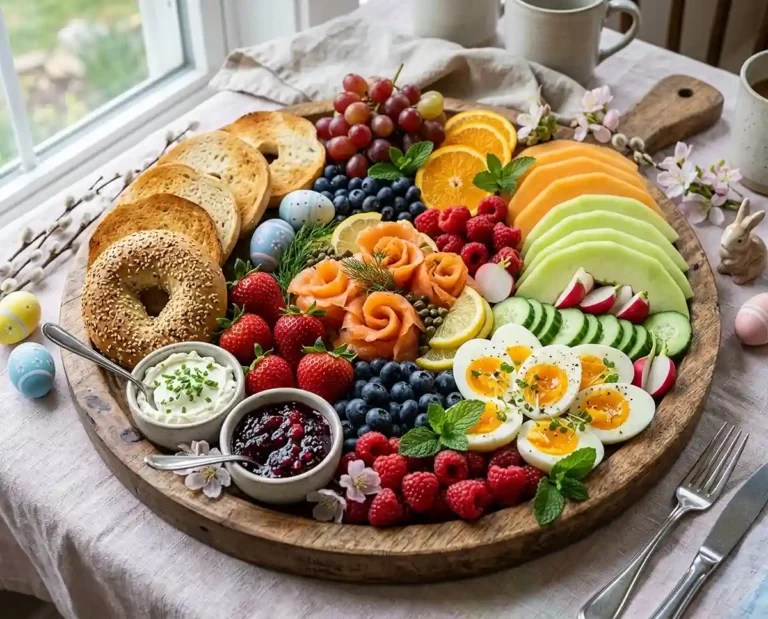 Easter Brunch Board (bagelsfruitspreads)