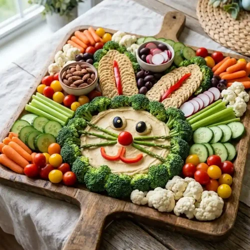 Easter Veggie Tray 6 Easter Veggie Tray