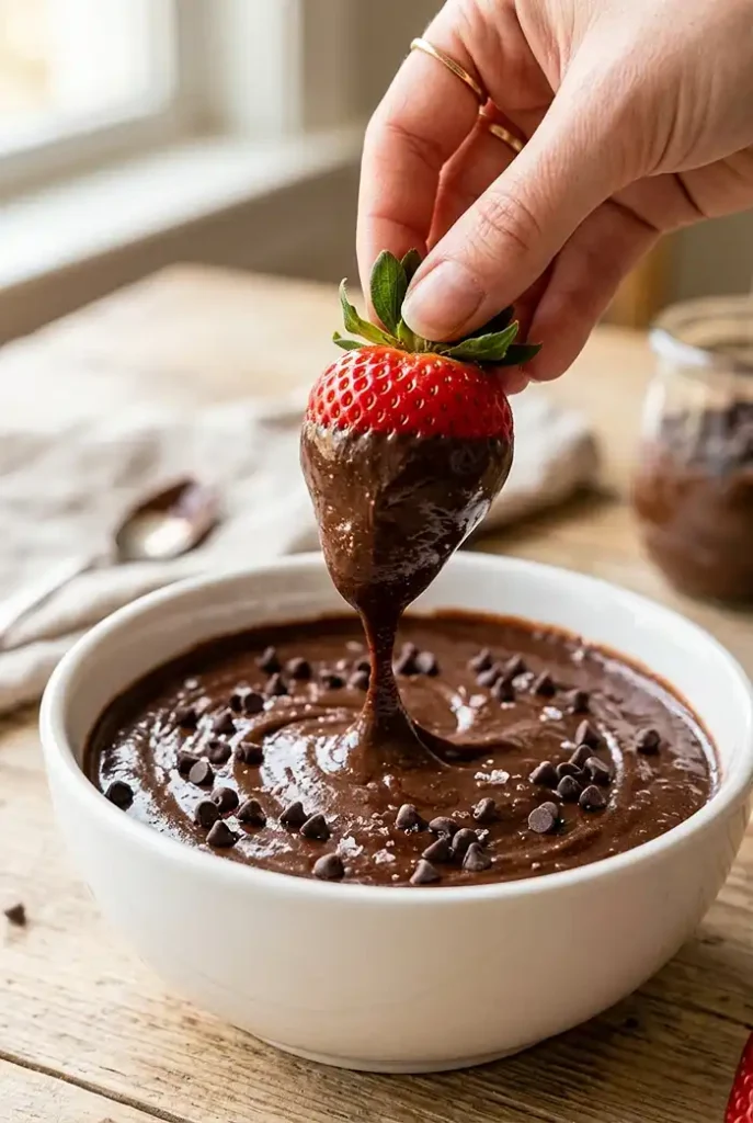 Easy Brownie Batter Dip