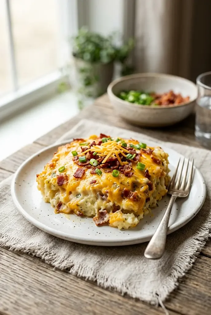 Easy Loaded Baked Potato Casserole