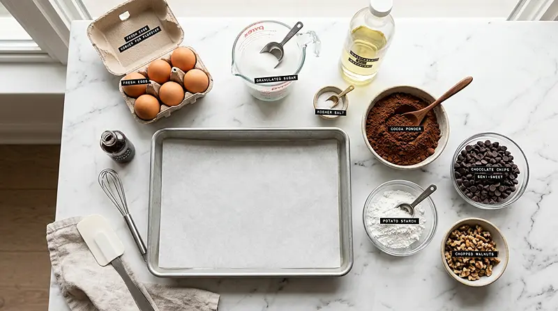 Flourless Chocolate Brownie Bites 2 Flourless Chocolate Brownie Bites Ingredients