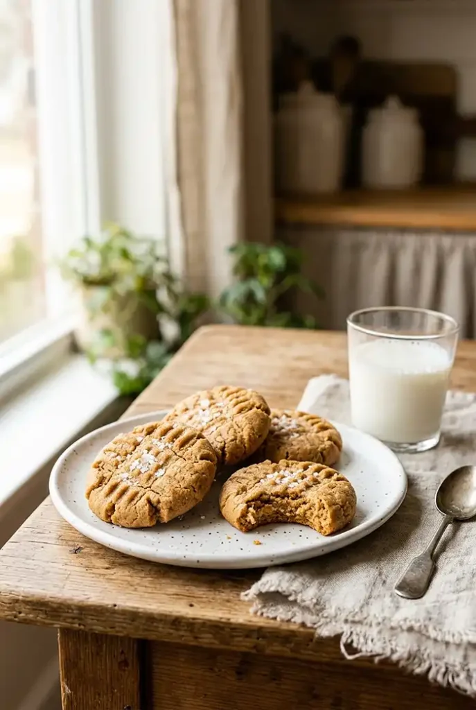 Flourless Peanut Butter Cookies Recipe