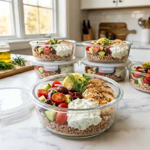 Greek Chicken Meal Prep Bowls 5 Greek Chicken Meal Prep Bowls