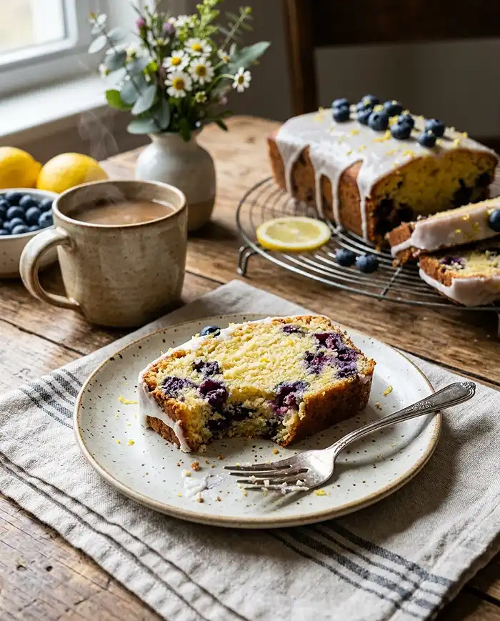 Lemon Blueberry Loaf Cake 4 Lemon Blueberry Loaf Cake Recipe