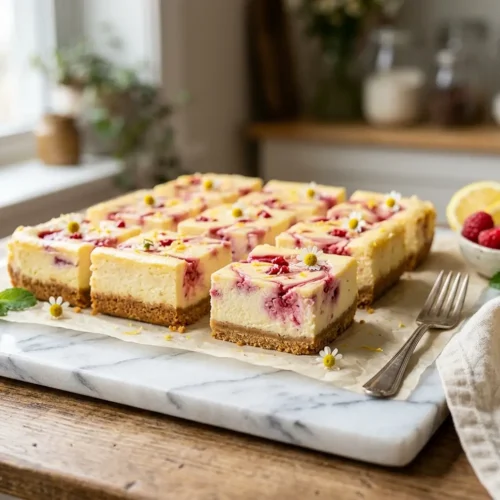 Lemon Raspberry Cheesecake Bars 6 Lemon Raspberry Cheesecake Bars