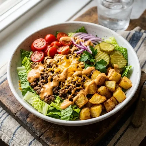 Loaded Burger Bowl 6 Loaded Burger Bowl