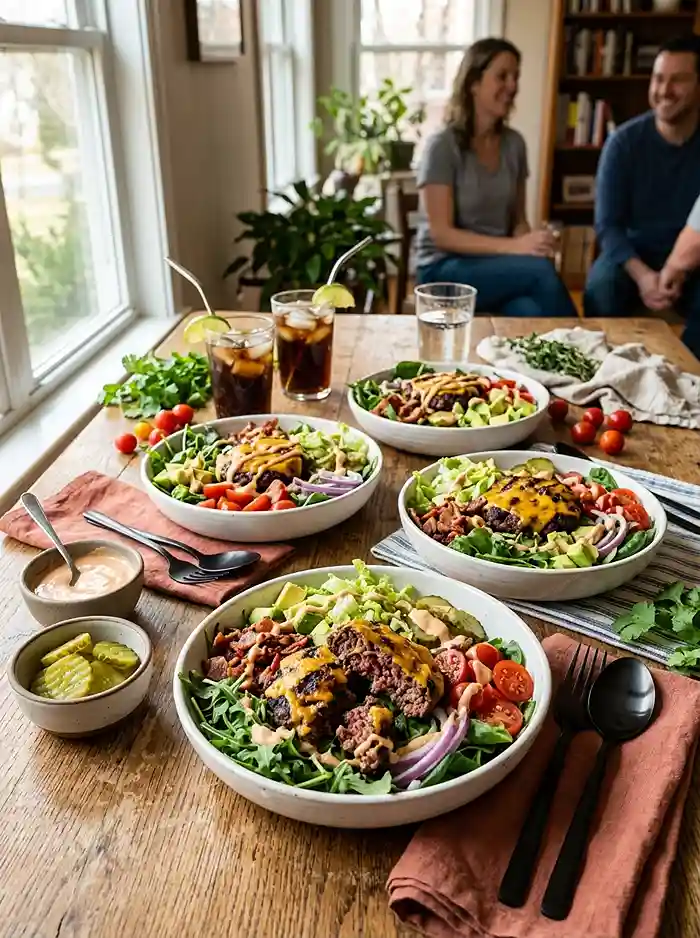 Loaded Burger Bowl 5 Loaded Burger Bowl Dish