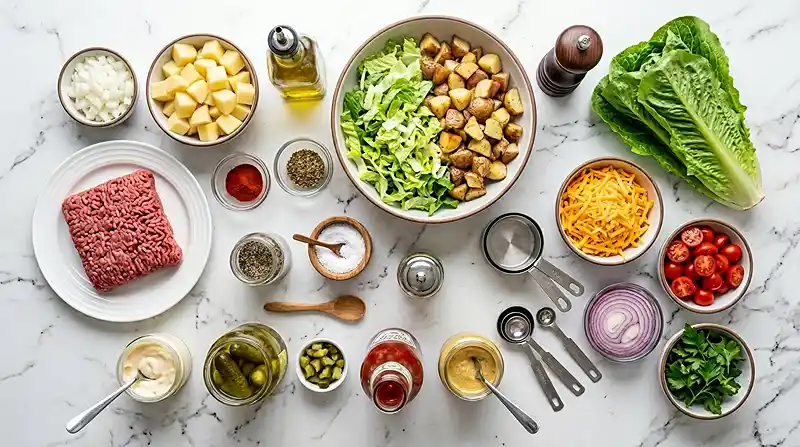 Loaded Burger Bowl 2 Loaded Burger Bowl Ingredients