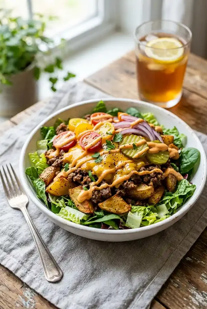 Loaded Burger Bowl 4 Loaded Burger Bowl Recipe