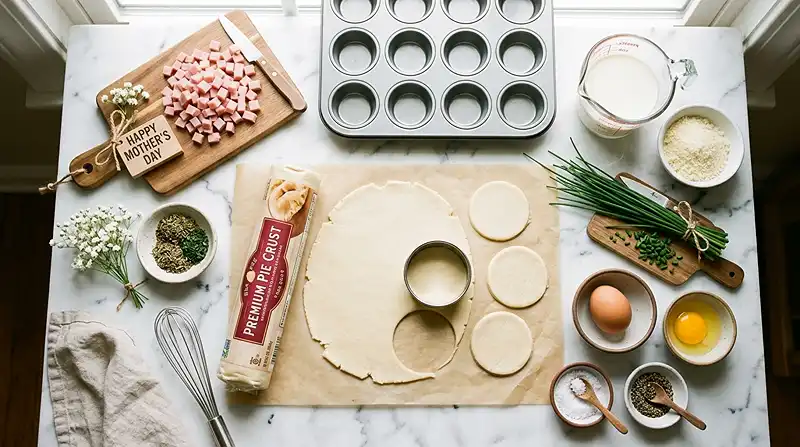 Mother's Day Mini Quiche Board 2 Mother's Day Mini Quiche Board Ingredients