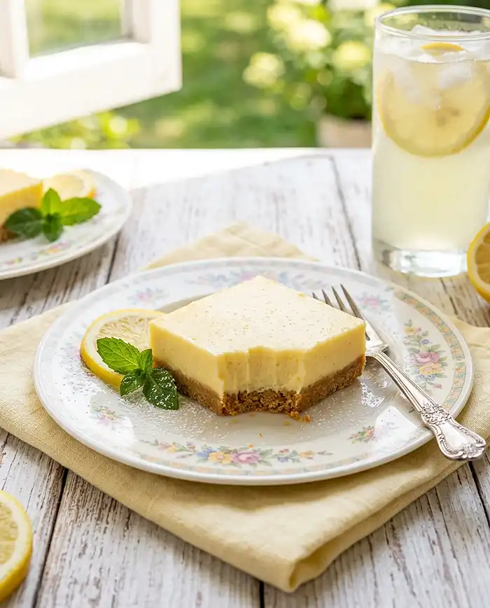 No-Bake Lemon Icebox Bars 4 No-Bake Lemon Icebox Bars Recipe