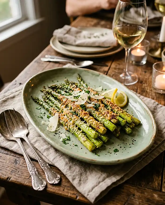 Parmesan Roasted Asparagus Recipe
