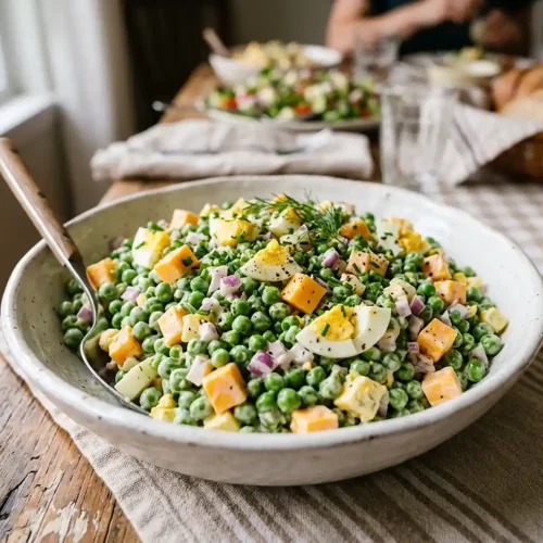 Pea Salad With Cheese 6 Pea Salad With Cheese