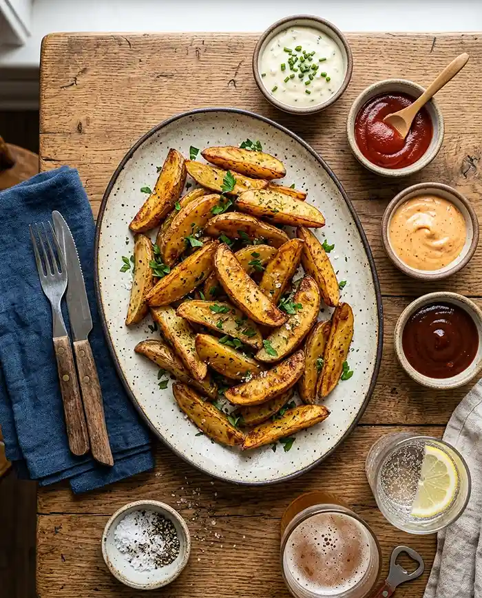 Crispy Potato Wedges 5 Potato Wedges Recipe