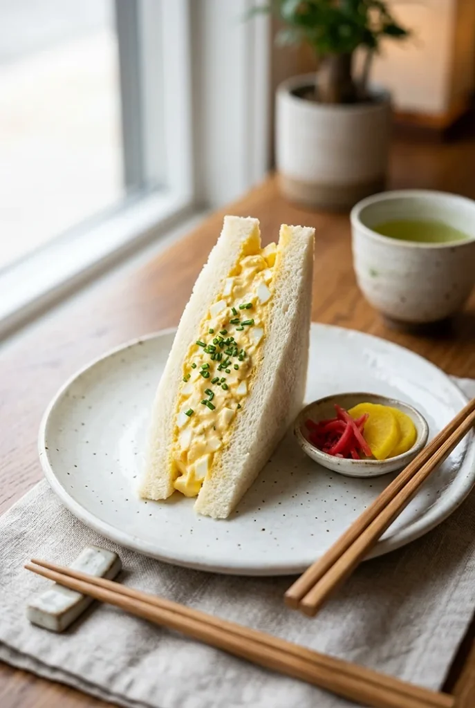 Japanese Egg Sandwich (Tamago Sando) 4 Japanese Egg Sandwich