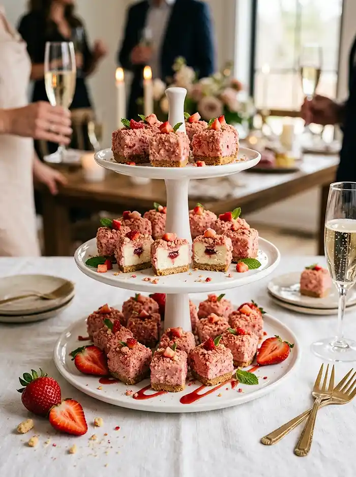 Strawberry Crunch Cheesecake Bites 5 Strawberry Crunch Cheesecake Bites recipe