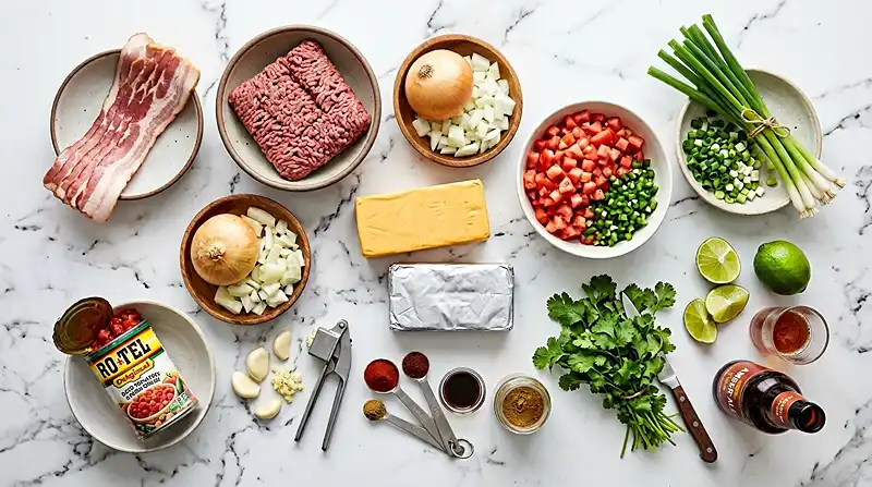 Rotel Dip Loaded Version Ingredients