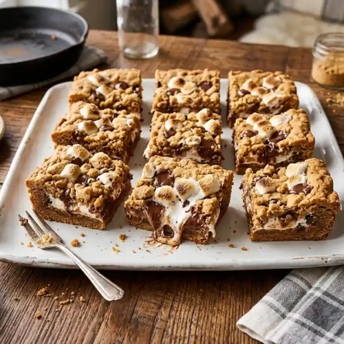 S'mores Cookie Bars