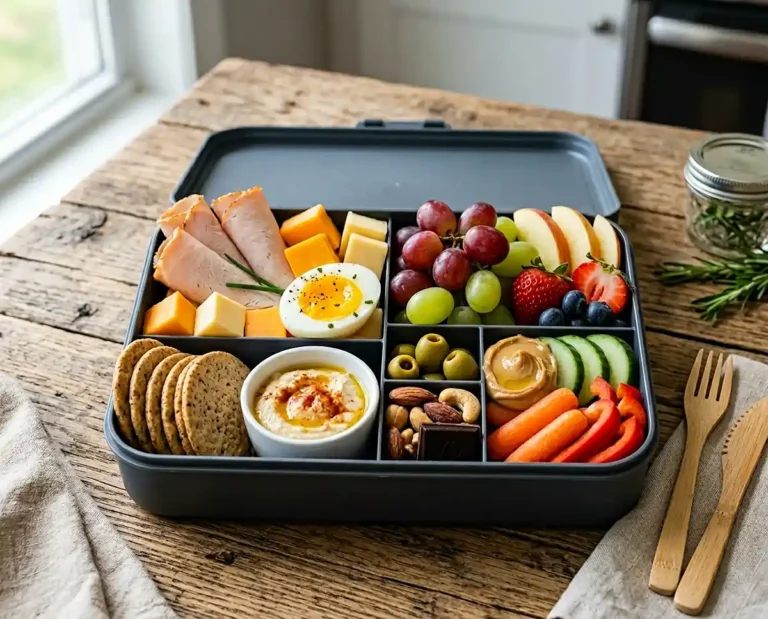 Snack Board Bento Box (adult lunchable style)