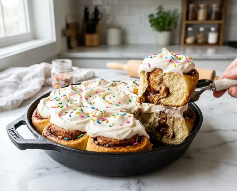 Sourdough Discard Cinnamon Roll Cake