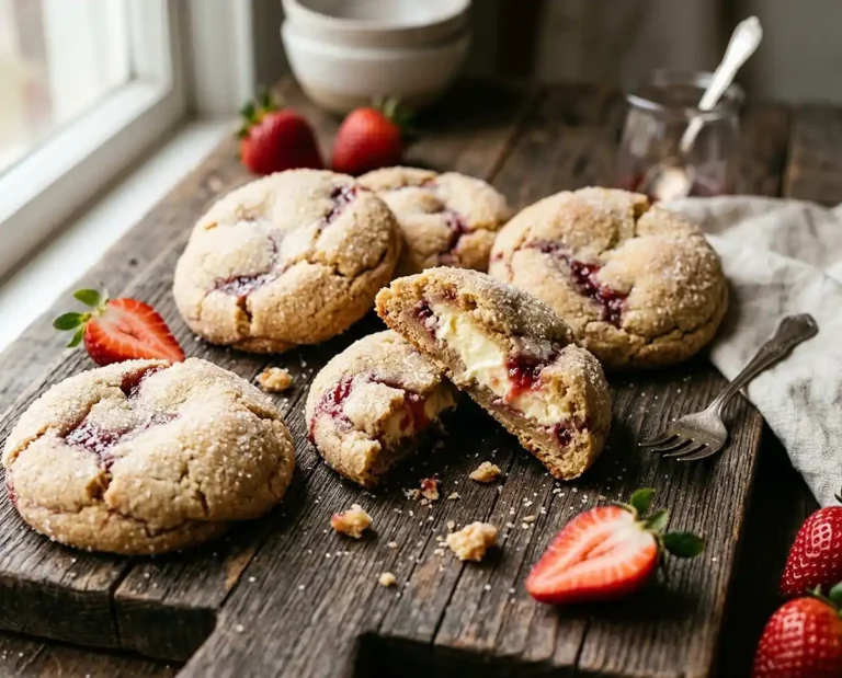 Strawberry Cheesecake Cookies