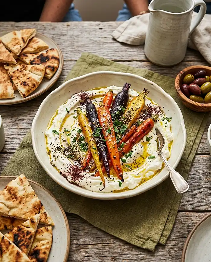 Whipped Feta Roasted Carrot Dip 4 Whipped Feta Roasted Carrot Dip Recipe