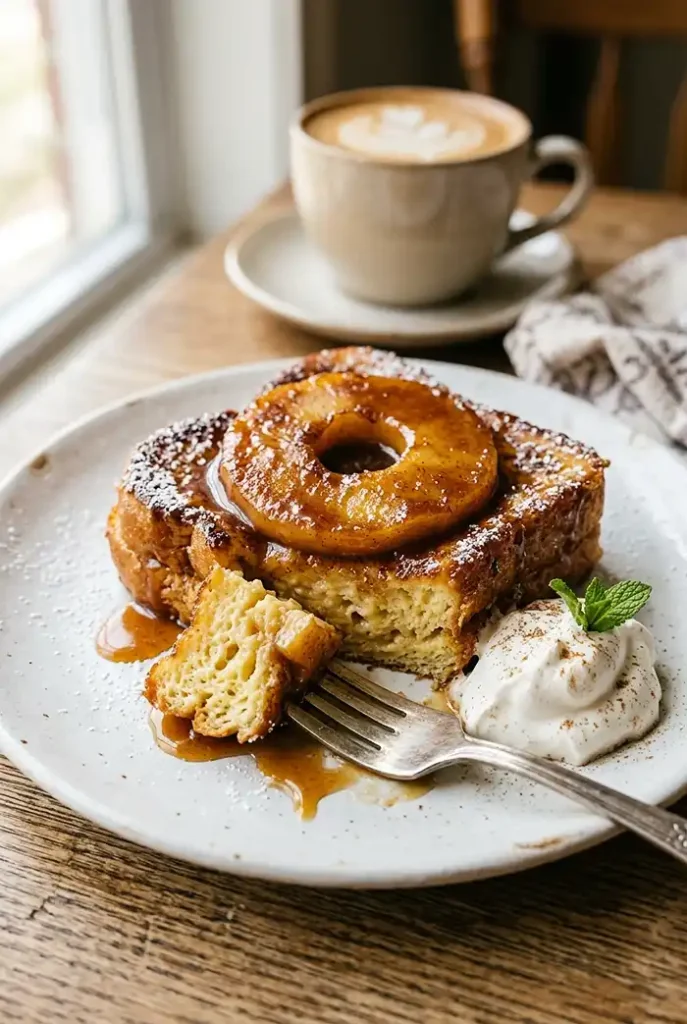 apple ring french toast