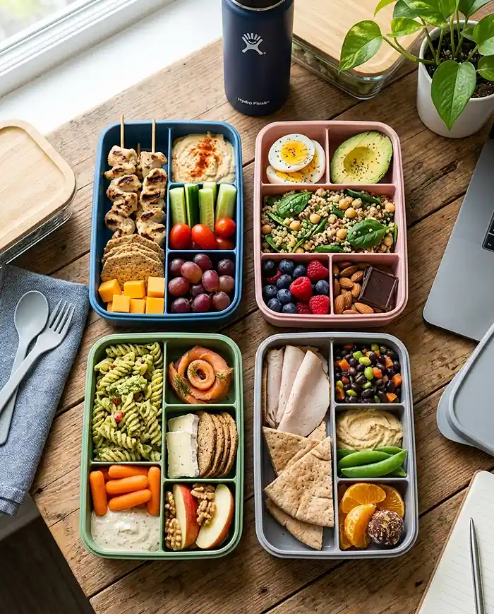 Snack Board Bento Box (Adult Lunchable Style) 5 bento box ideas