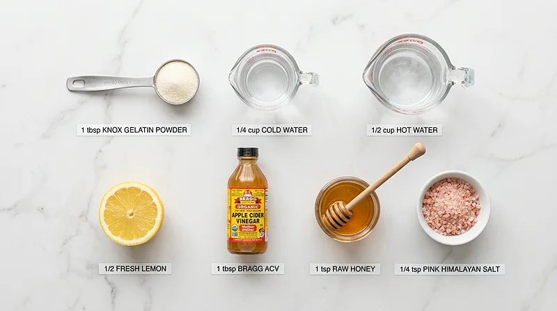 dr gupta gelatin recipe Ingredients