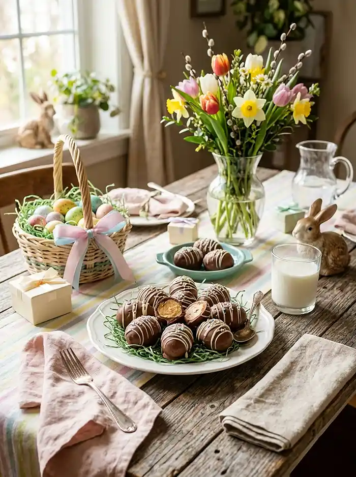 Chocolate-Covered Peanut Butter Eggs 5 homemade easter candy