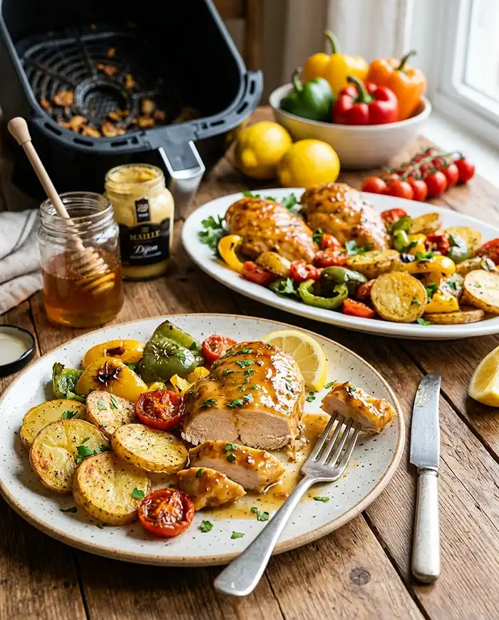 Air Fryer Honey Mustard Chicken 3 Air Fryer Honey Mustard Chicken
