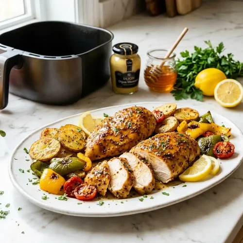 Air Fryer Honey Mustard Chicken 4 Air Fryer Honey Mustard Chicken