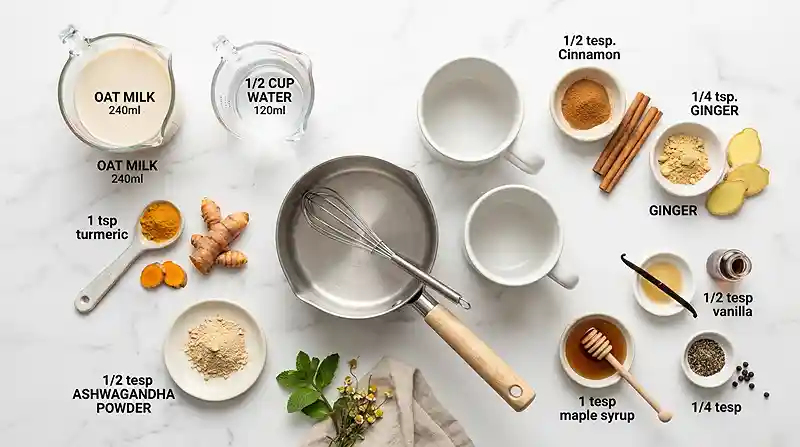 Ashwagandha Golden Milk Morning Ritual 2 Ashwagandha Golden Milk Morning Ritual Ingredients