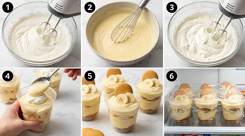 Banana Pudding Dessert Cups 3 Banana Pudding Dessert Cups Instructions