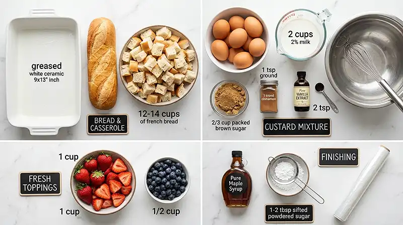 Berry French Toast Casserole 2 Berry French Toast Casserole Ingredients