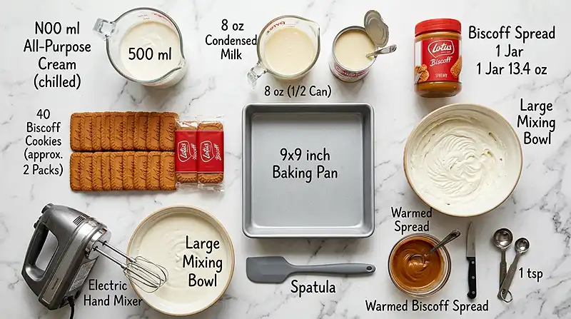 Biscoff Icebox Cake​ Ingredients