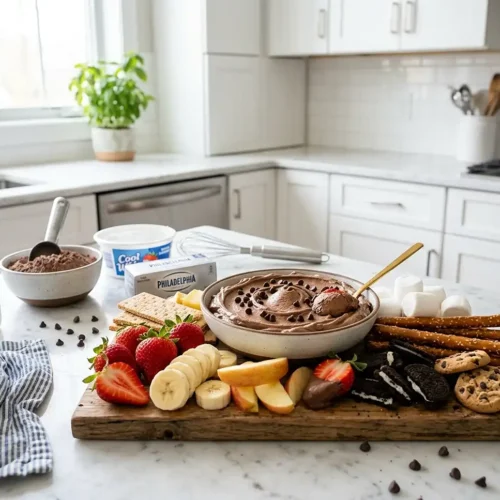 Brownie Batter Dip Board