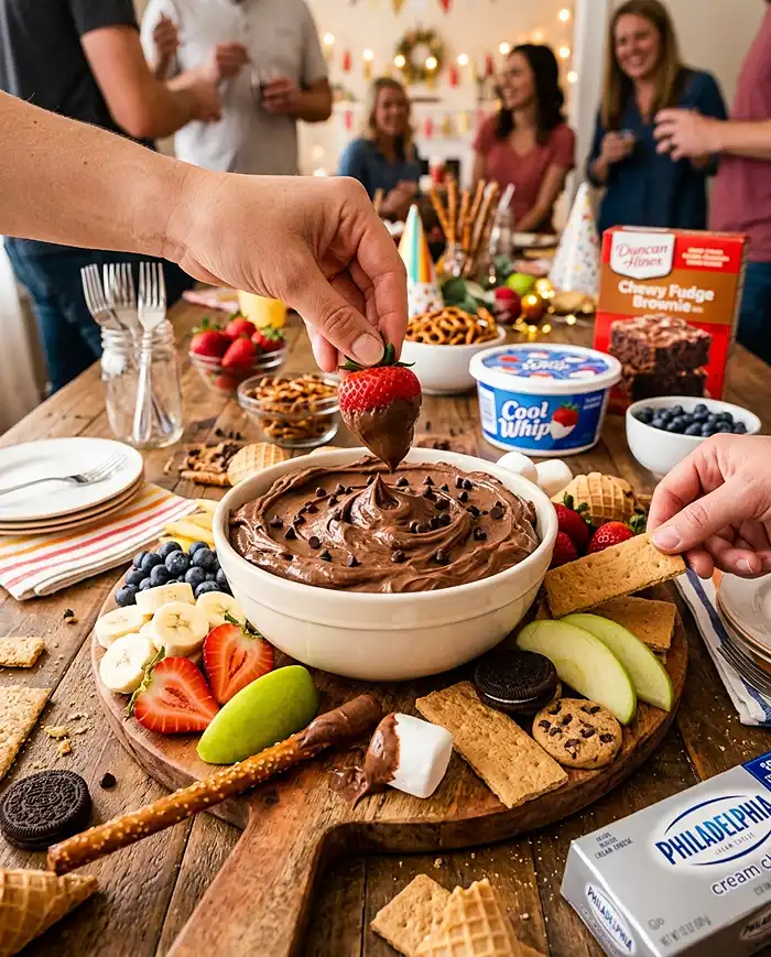 Brownie Batter Dip Board Recipe
