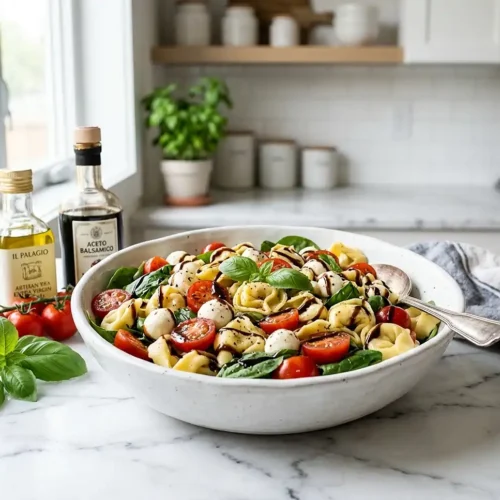 Caprese Tortellini Pasta Salad 5 Caprese Tortellini Pasta Salad