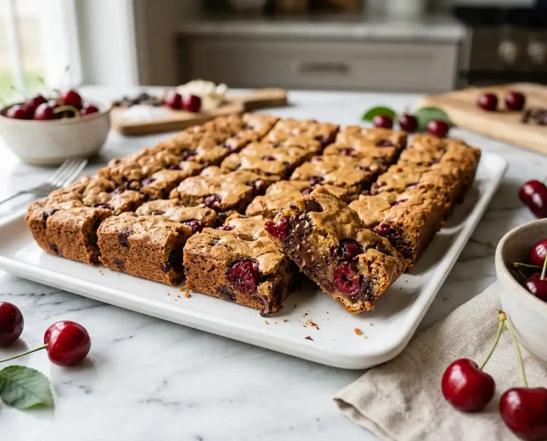 Cherry Chocolate Chip Blondies