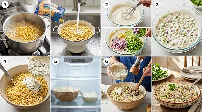 Classic Macaroni Salad Instructions