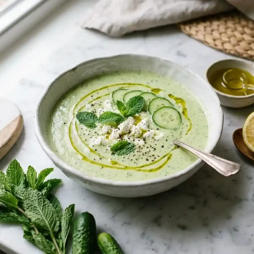 Cooling Cucumber Mint Probiotic Gazpacho 5 Cooling Cucumber Mint Probiotic Gazpacho