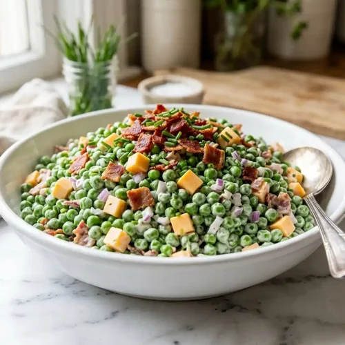 Creamy Ranch Pea Salad 5 Creamy Ranch Pea Salad