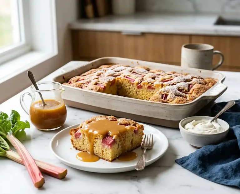 Delicious Rhubarb Cake