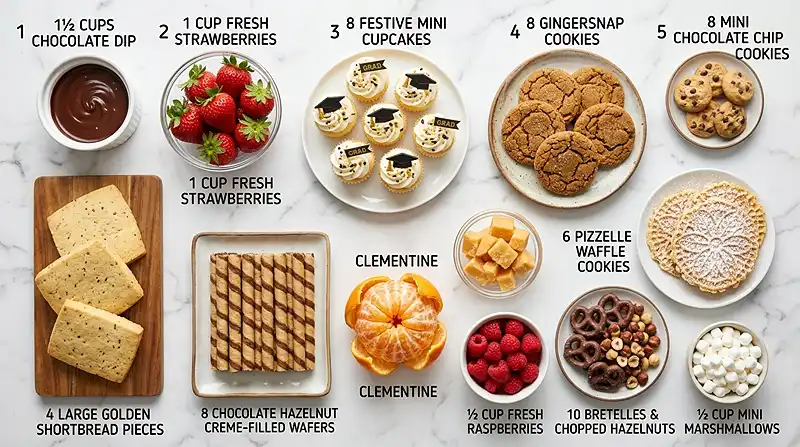 Graduation Dessert Charcuterie Board 2 Graduation Dessert Charcuterie Board Ingredients