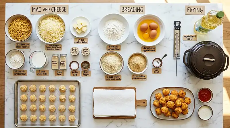 Graduation Party Mac and Cheese Bites 2 Graduation Party Mac and Cheese Bites Ingredients